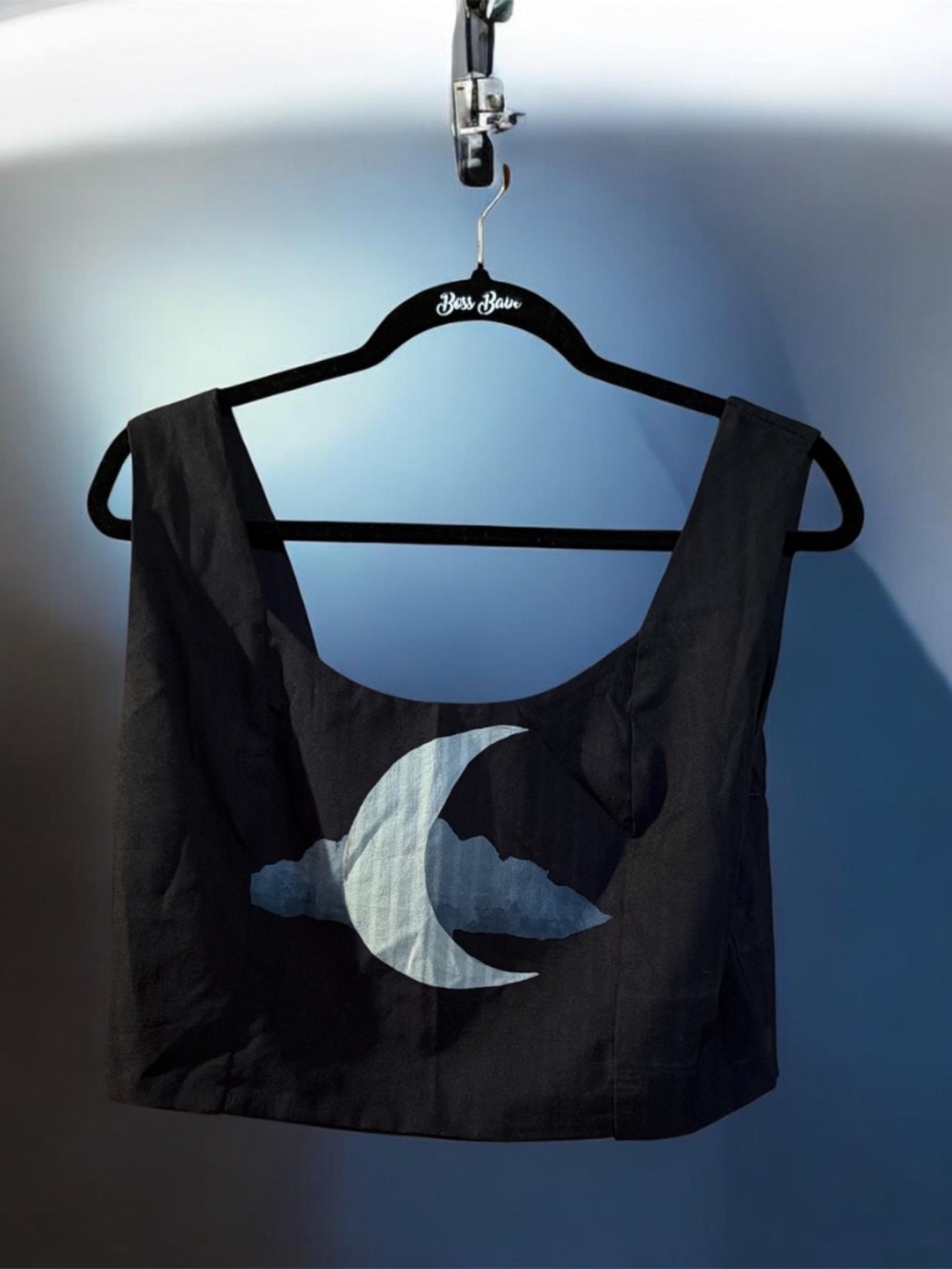 Coraline Button Moon Suspender skirt & moon phase top - Picture 3 of 3